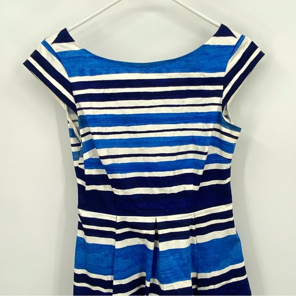 Kate Spade Blue Mariella Striped Dress Size 4 - Picture 8 of 13